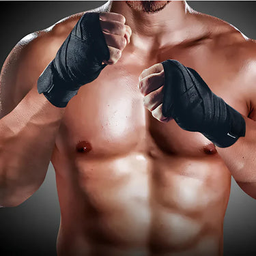 Sous Gants Boxe - boxeur portant les sous gants - cocoonease
